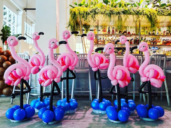 Balloon Flamingo Sculpture Decoration