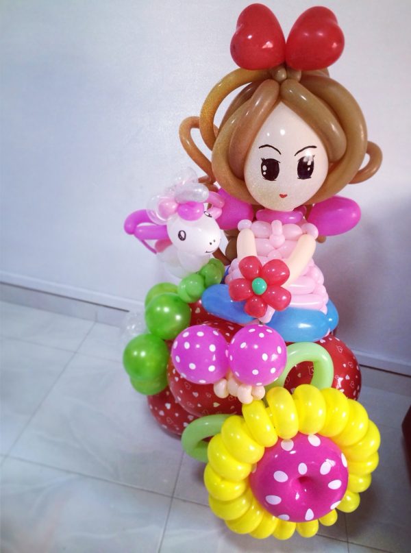 Balloon Princess Centrepiece