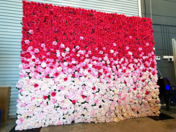 Flower wall backdrop
