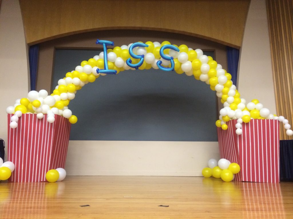Balloon Popcorn Arch