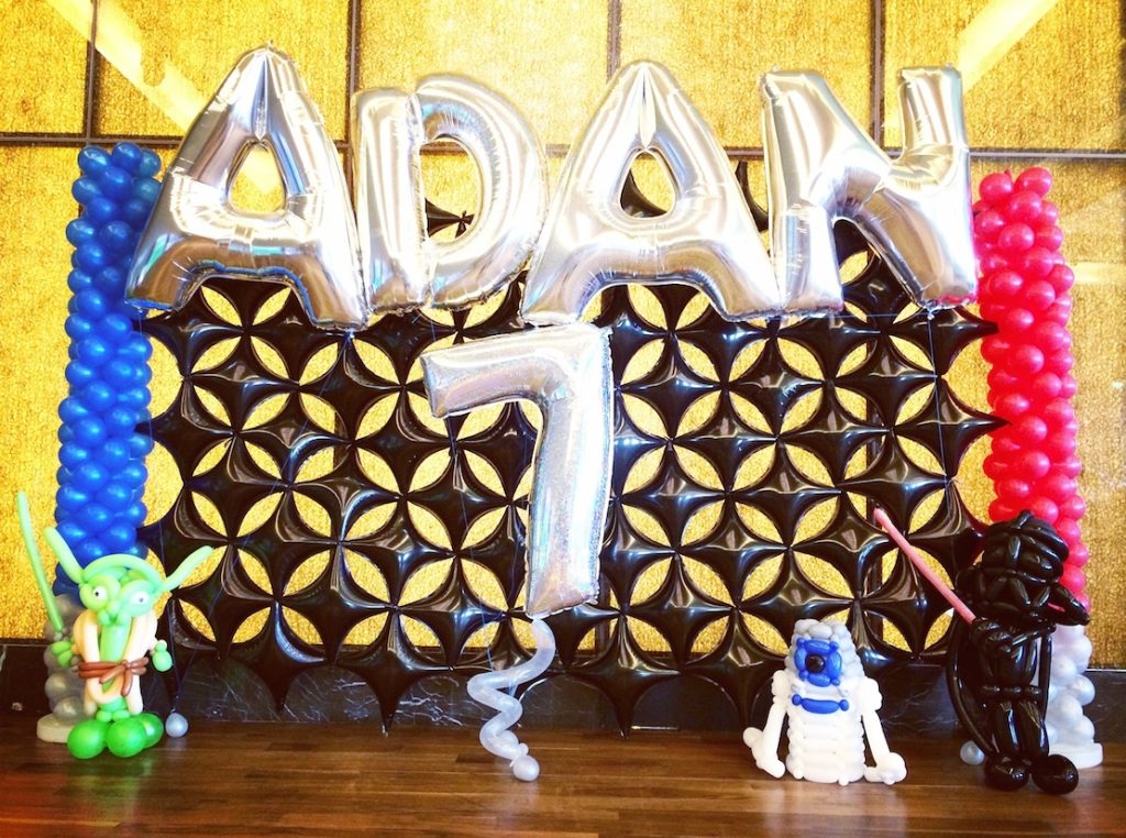Star Wars Balloon Backdrop