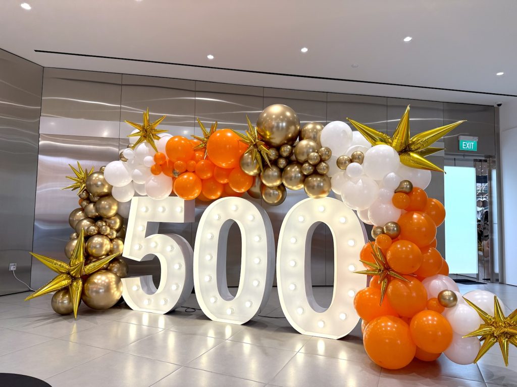 Marquee Lighted Number Rental in Singapore