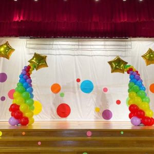 Shooting Star Balloon Pillars Decoration
