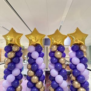 Star Balloon Pillars Decoration