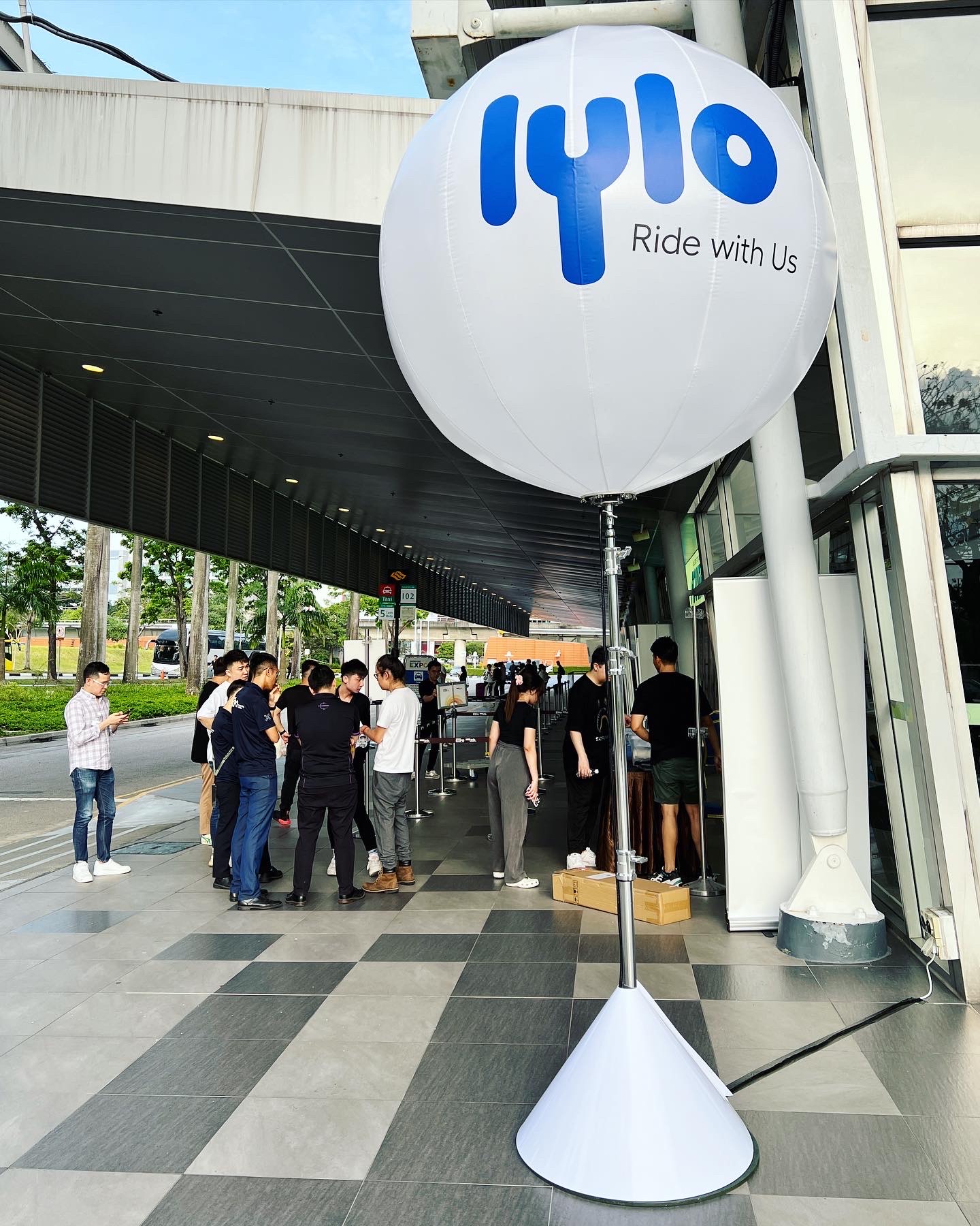 Lighted Balloon Stand Rental In Singapore Balloon Shop