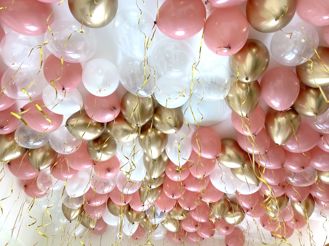 Ceiling Balloon Decorations