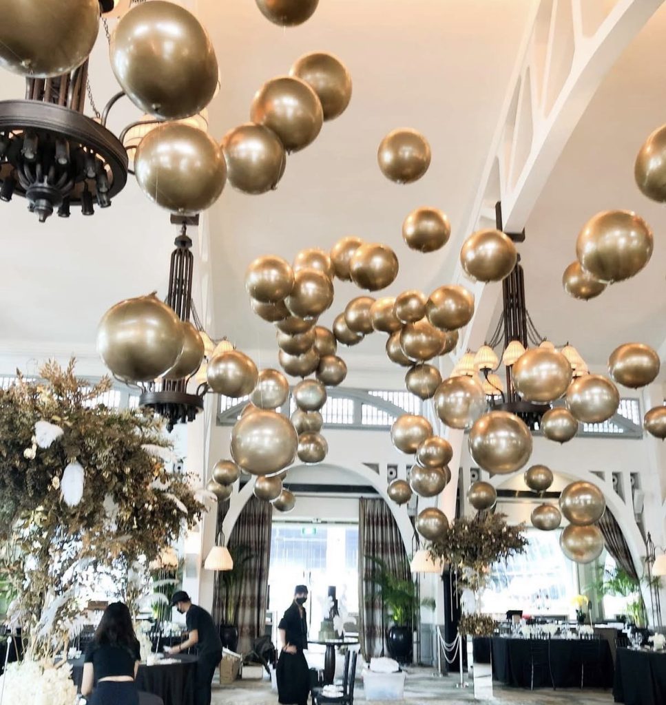 Ceiling Helium Balloon Decorations Singapore