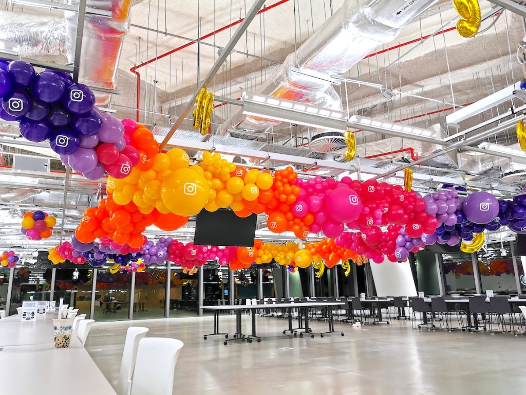 Organic Balloon Garland Decoration in Singapore