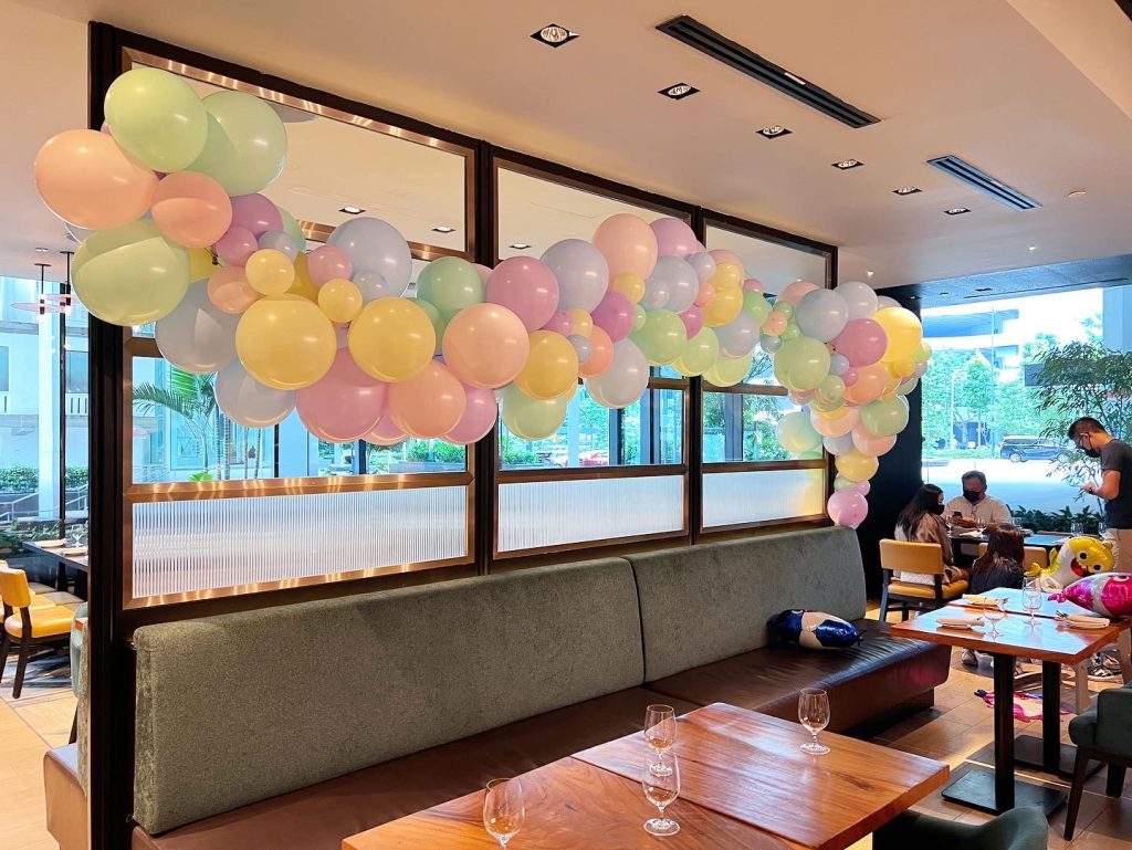 Pastel Rainbow Organic Balloon Garland