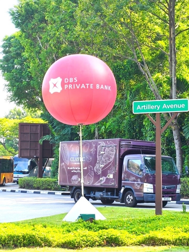 branded advertising balloon corporate event outdoor singapore