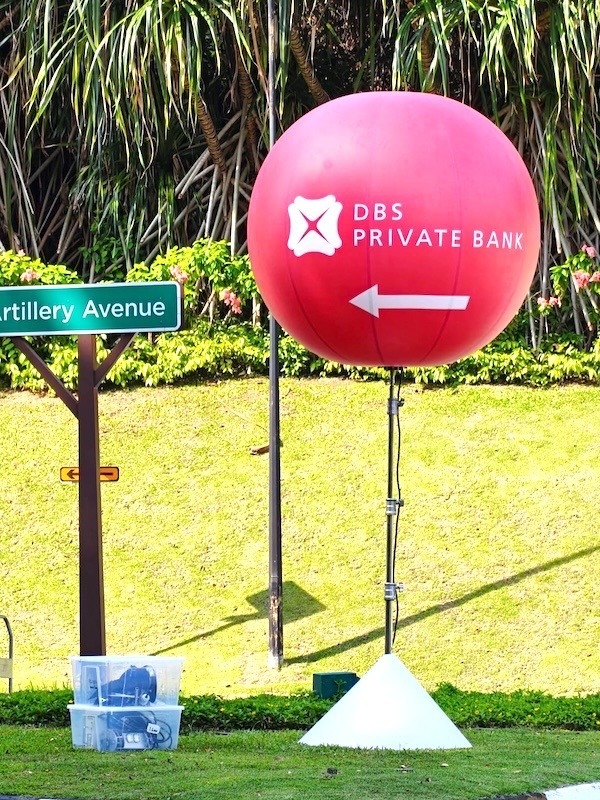 branded advertising balloon dbs corporate event singapore