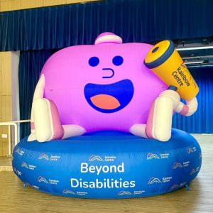 Custom inflatable display in Singapore