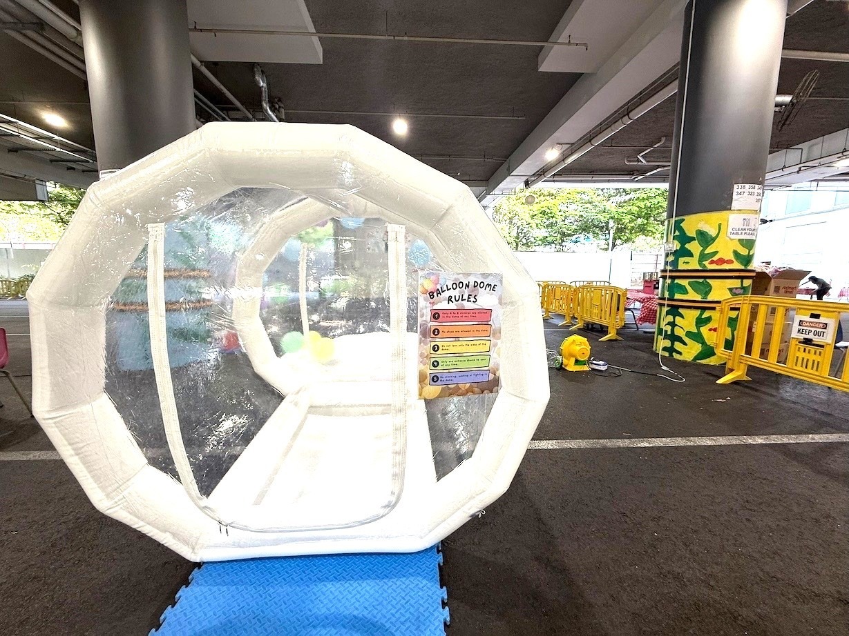 Inflatable balloon dome rental Balloon Decorations Singapore for carnival event