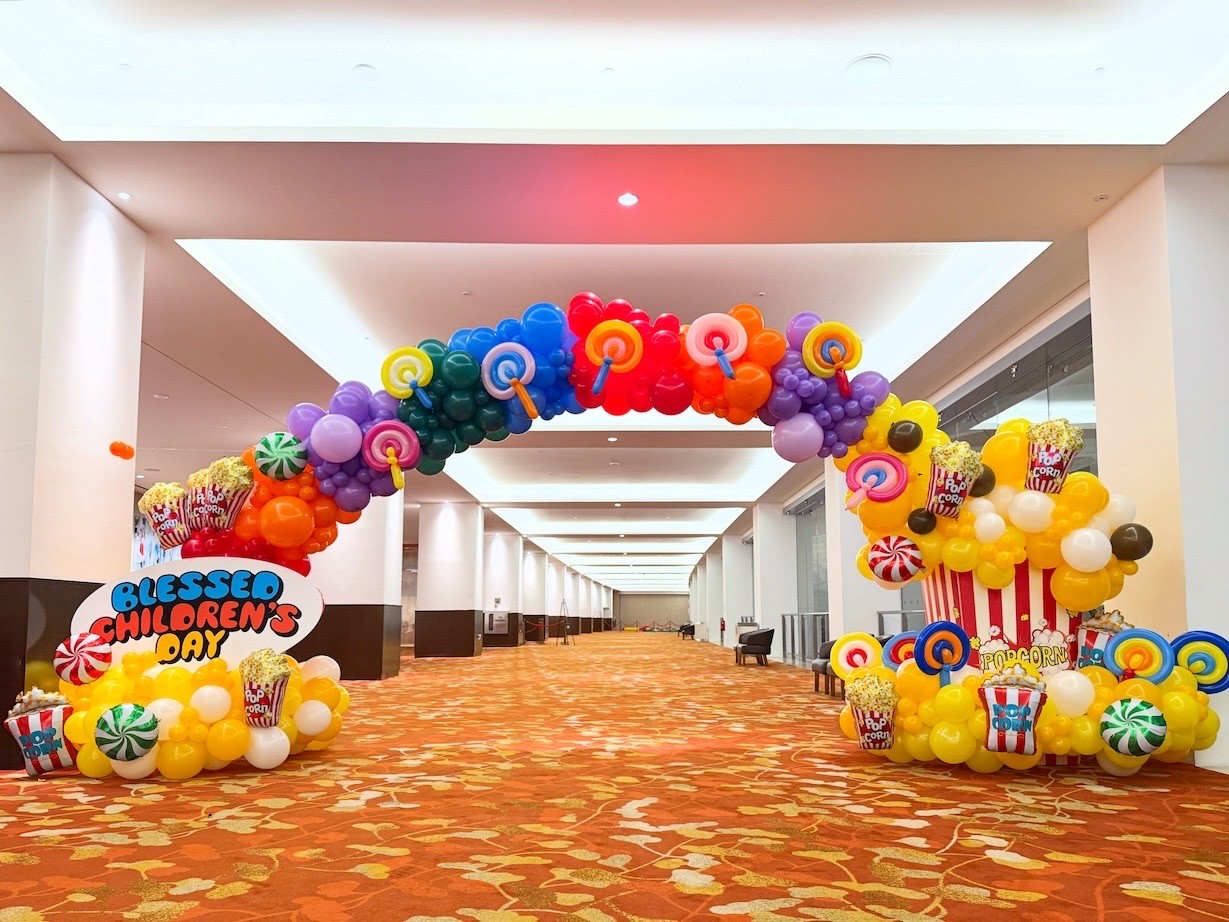Balloon Decorations Singapore: Hidden Costs Breakdown & Price Transparency Guide 5 Carnival themed balloon arch for Children's Day event balloon decorations Singapore