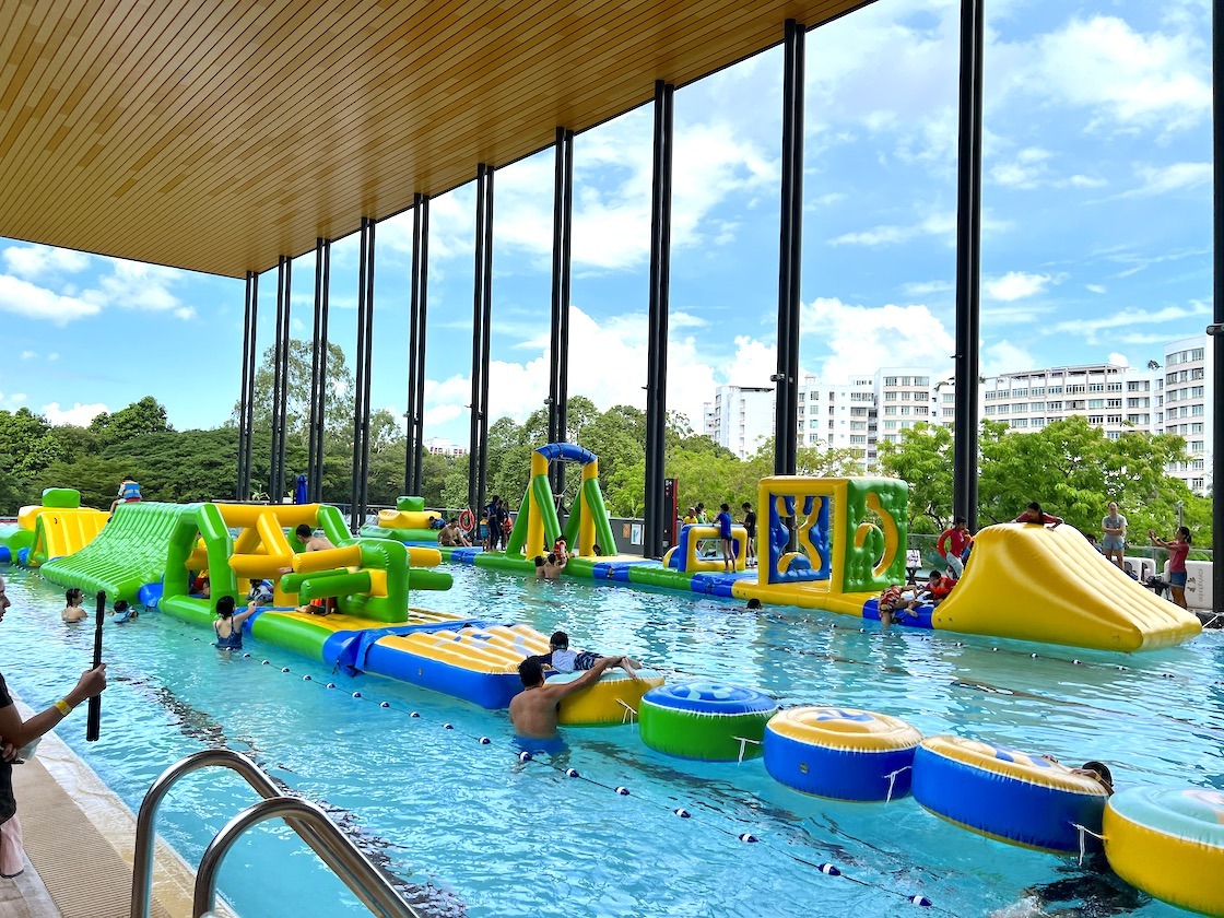 Fish Slide — water inflatables rental in Singapore