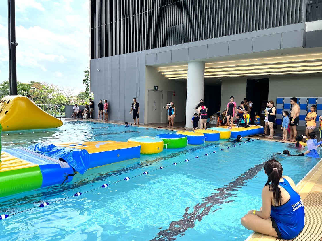 Human Wall — water inflatables rental in Singapore