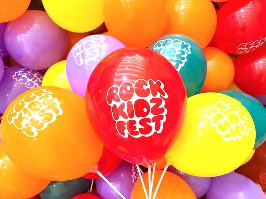 Custom printed helium balloons kids festival event Singapore