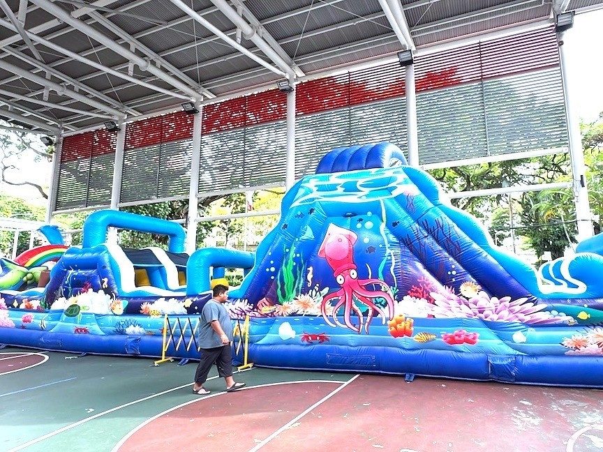 Giant inflatable ocean water slide rental Singapore