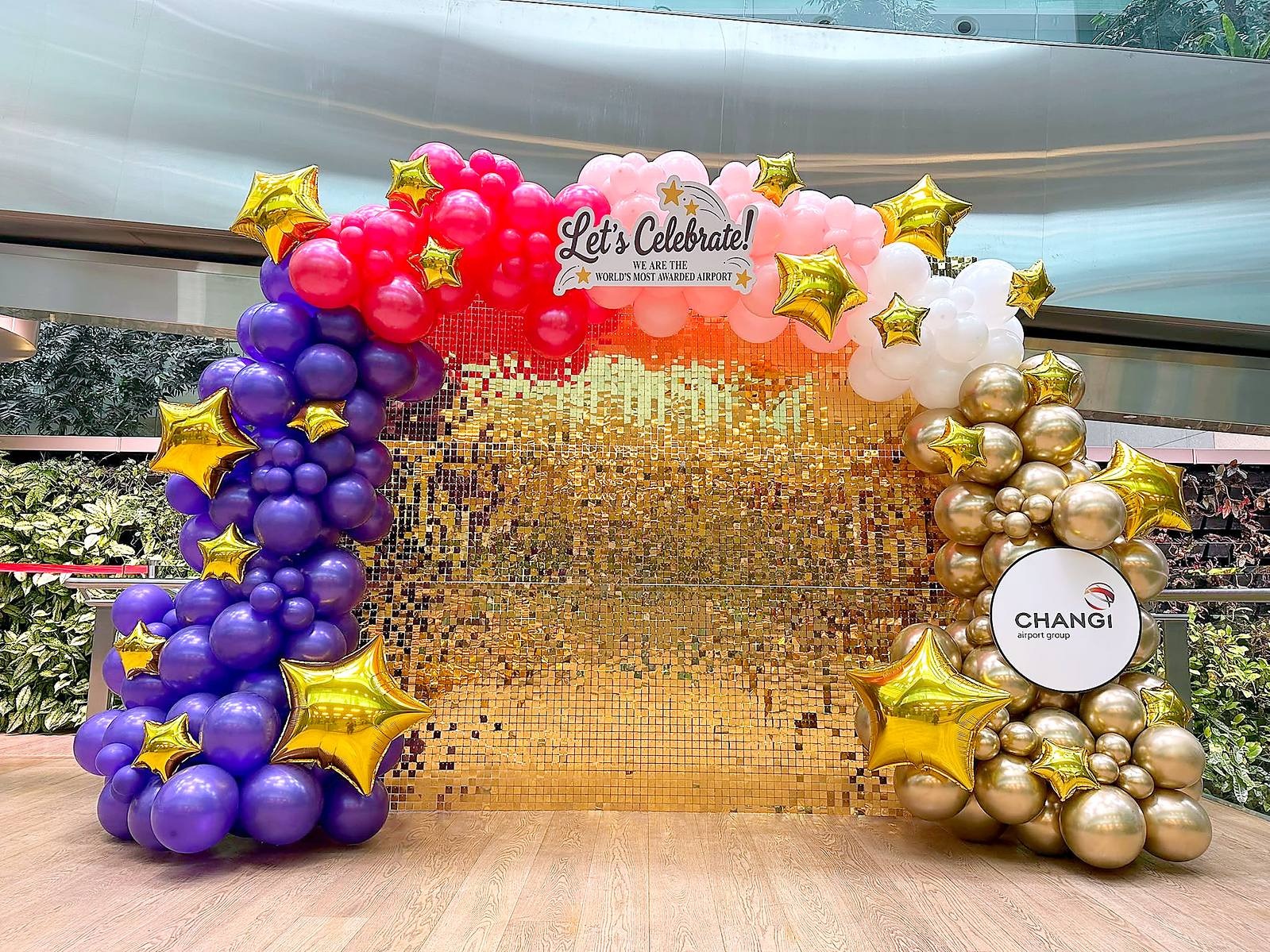 Balloon Backdrop Photo Areas: Making Space for People and Props